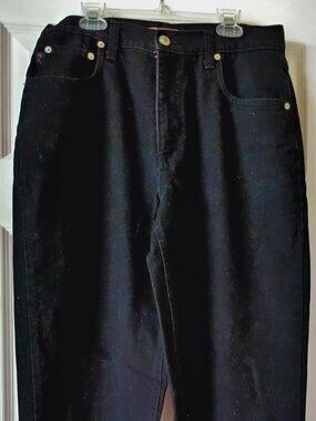 Classic Black Shaver Lake Straight leg jeans Size 10